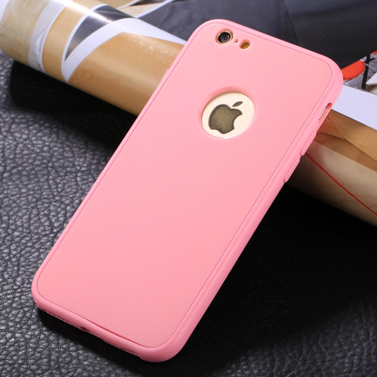 For iPhone 6 & 6s Stylish Lightweight 360 Degree Shockproof Detachable TPU + PC Combination Protective Case