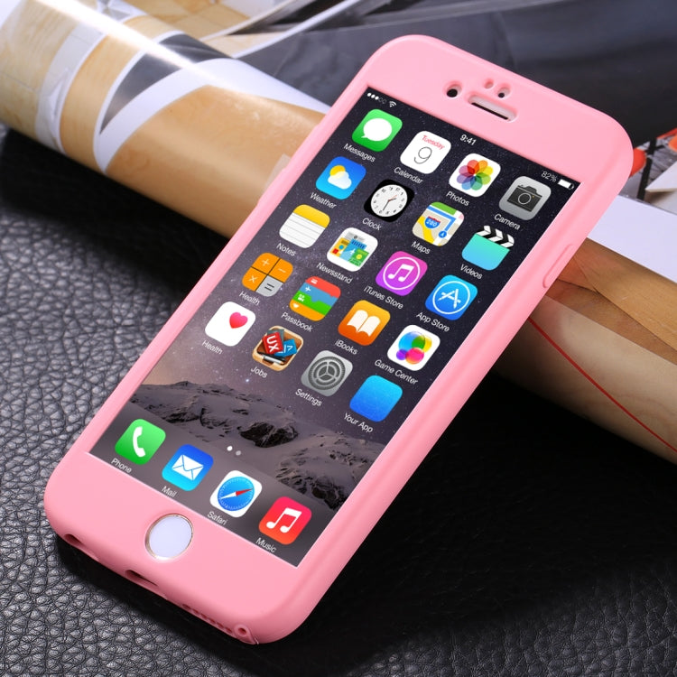 For iPhone 6 & 6s Stylish Lightweight 360 Degree Shockproof Detachable TPU + PC Combination Protective Case