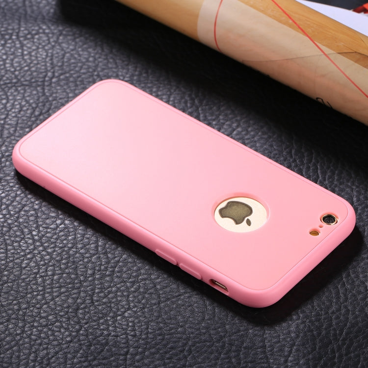 For iPhone 6 & 6s Stylish Lightweight 360 Degree Shockproof Detachable TPU + PC Combination Protective Case