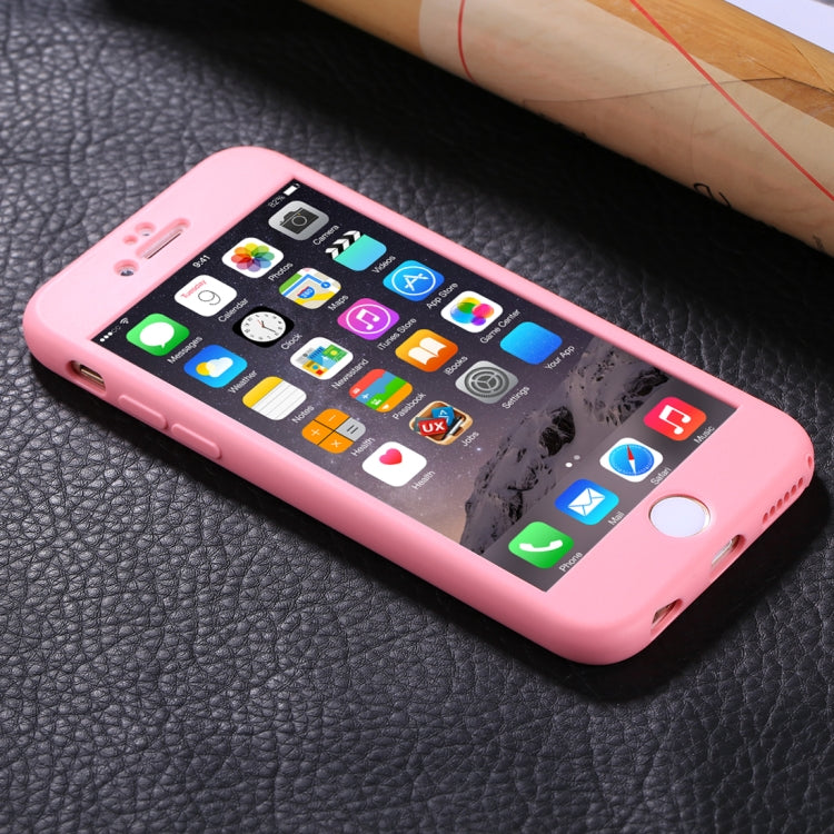For iPhone 6 & 6s Stylish Lightweight 360 Degree Shockproof Detachable TPU + PC Combination Protective Case