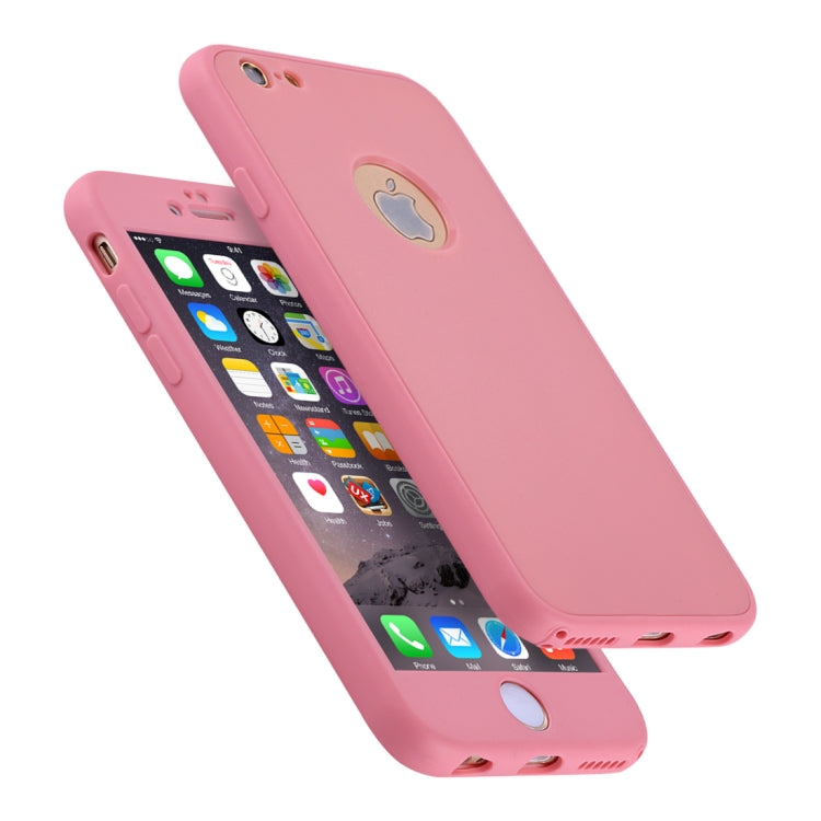 For iPhone 6 & 6s Stylish Lightweight 360 Degree Shockproof Detachable TPU + PC Combination Protective Case