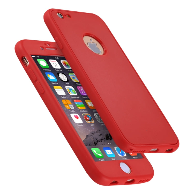 For iPhone 6 & 6s Stylish Lightweight 360 Degree Shockproof Detachable TPU + PC Combination Protective Case