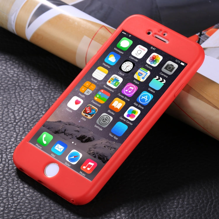 For iPhone 6 & 6s Stylish Lightweight 360 Degree Shockproof Detachable TPU + PC Combination Protective Case