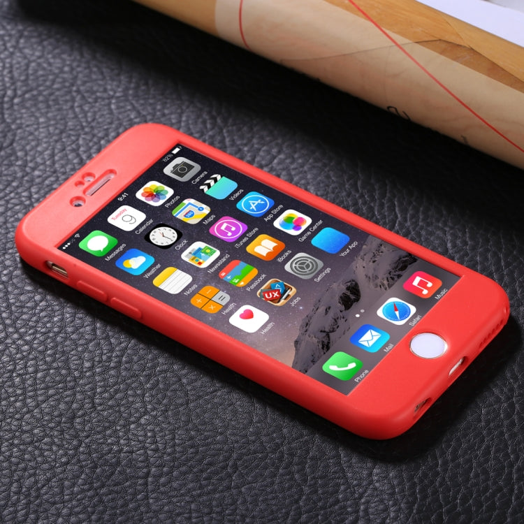 For iPhone 6 & 6s Stylish Lightweight 360 Degree Shockproof Detachable TPU + PC Combination Protective Case