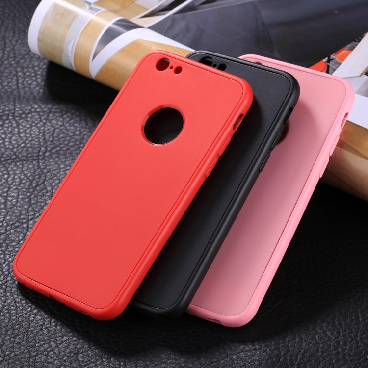 For iPhone 6 & 6s Stylish Lightweight 360 Degree Shockproof Detachable TPU + PC Combination Protective Case