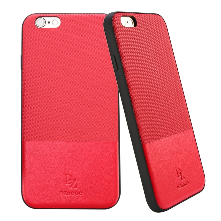 DZGOGO LUXURY Series for iPhone 6 & 6s TPU + PC Business Style Leatherwear Impact Combination Protection Case