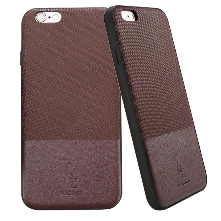DZGOGO LUXURY Series for iPhone 6 & 6s TPU + PC Business Style Leatherwear Impact Combination Protection Case