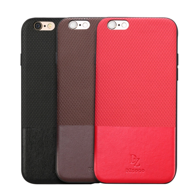DZGOGO LUXURY Series for iPhone 6 & 6s TPU + PC Business Style Leatherwear Impact Combination Protection Case
