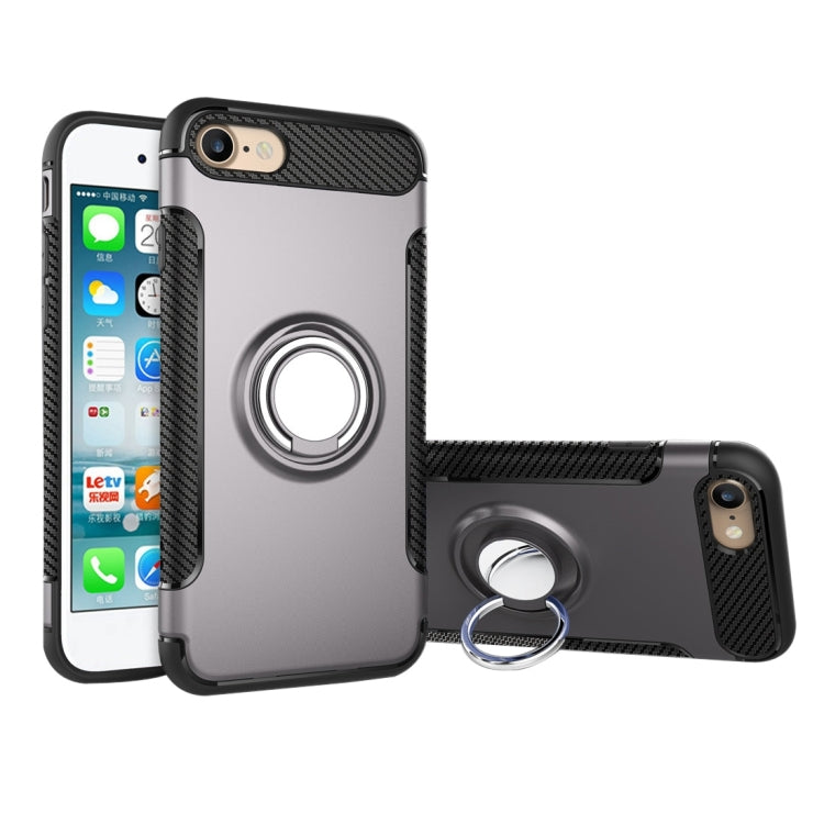 For iPhone 6 & 6s Magnetic 360 Degree Rotation Ring Armor Protective Case