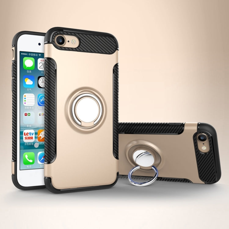 For iPhone 6 & 6s Magnetic 360 Degree Rotation Ring Armor Protective Case