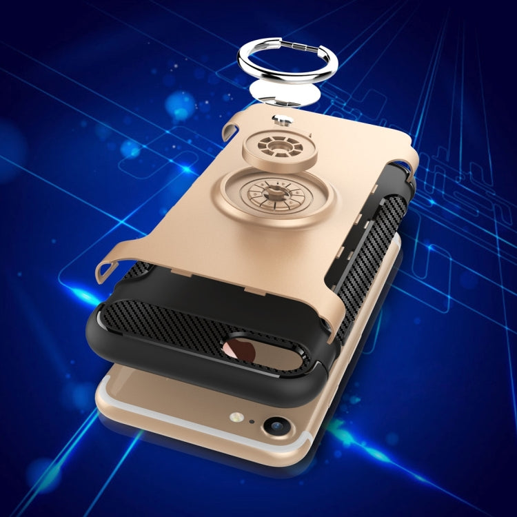For iPhone 6 & 6s Magnetic 360 Degree Rotation Ring Armor Protective Case