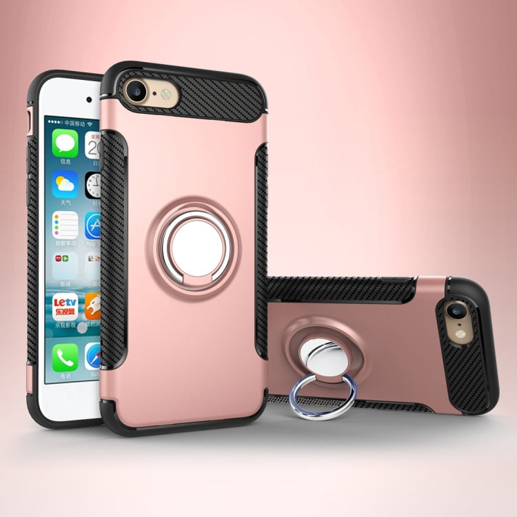 For iPhone 6 & 6s Magnetic 360 Degree Rotation Ring Armor Protective Case