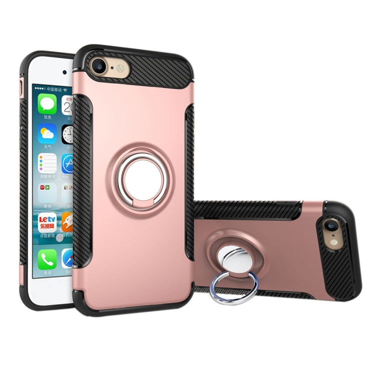 For iPhone 6 & 6s Magnetic 360 Degree Rotation Ring Armor Protective Case