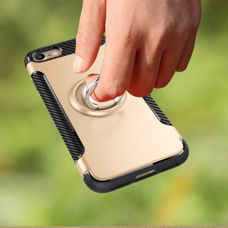 For iPhone 6 & 6s Magnetic 360 Degree Rotation Ring Armor Protective Case