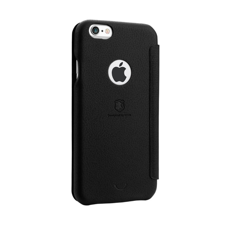 Lenuo for iPhone 6 & 6s PU+PC Litchi Texture Horizontal Flip Leather Case with Card Slots