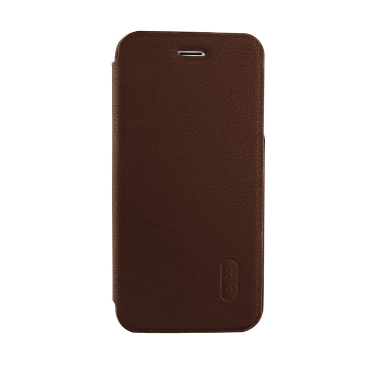Lenuo for iPhone 6 & 6s PU+PC Litchi Texture Horizontal Flip Leather Case with Card Slots
