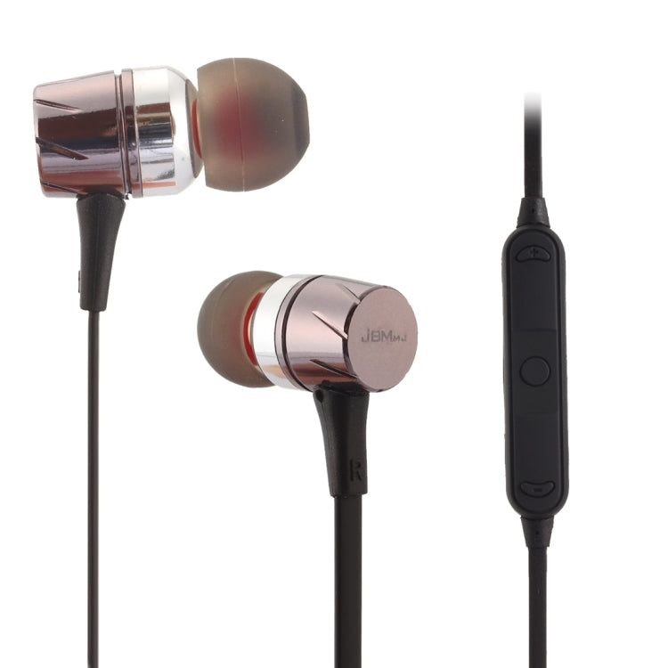JBMMJ F16 Stereo Sports Bluetooth Earphone Earbud In-ear Headphone Headset with Microphone & Answer Calls & Music Switch, For Smart Phones & iPad & Laptop & Notebook & MP3 or Other Bluetooth Audio Devices(Rose Gold)