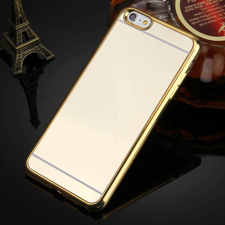 For iPhone 6 & 6s Electroplating Mirror TPU Protective Cover Case