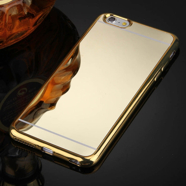 For iPhone 6 & 6s Electroplating Mirror TPU Protective Cover Case