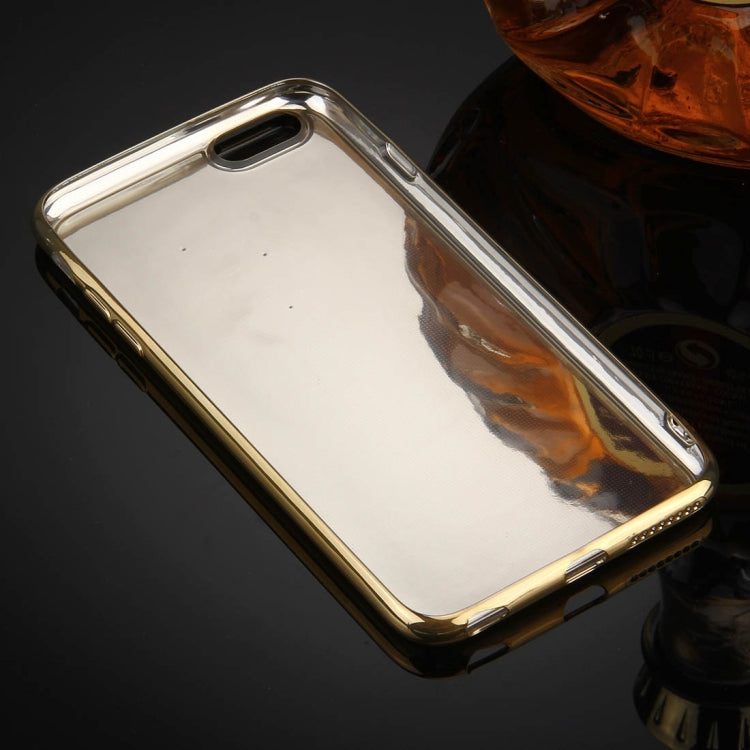 For iPhone 6 & 6s Electroplating Mirror TPU Protective Cover Case