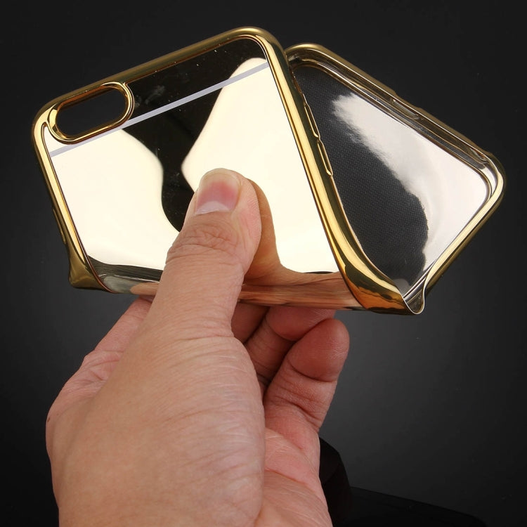 For iPhone 6 & 6s Electroplating Mirror TPU Protective Cover Case