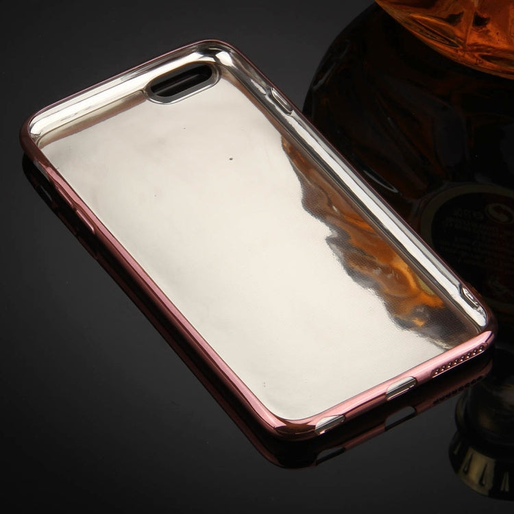 For iPhone 6 & 6s Electroplating Mirror TPU Protective Cover Case