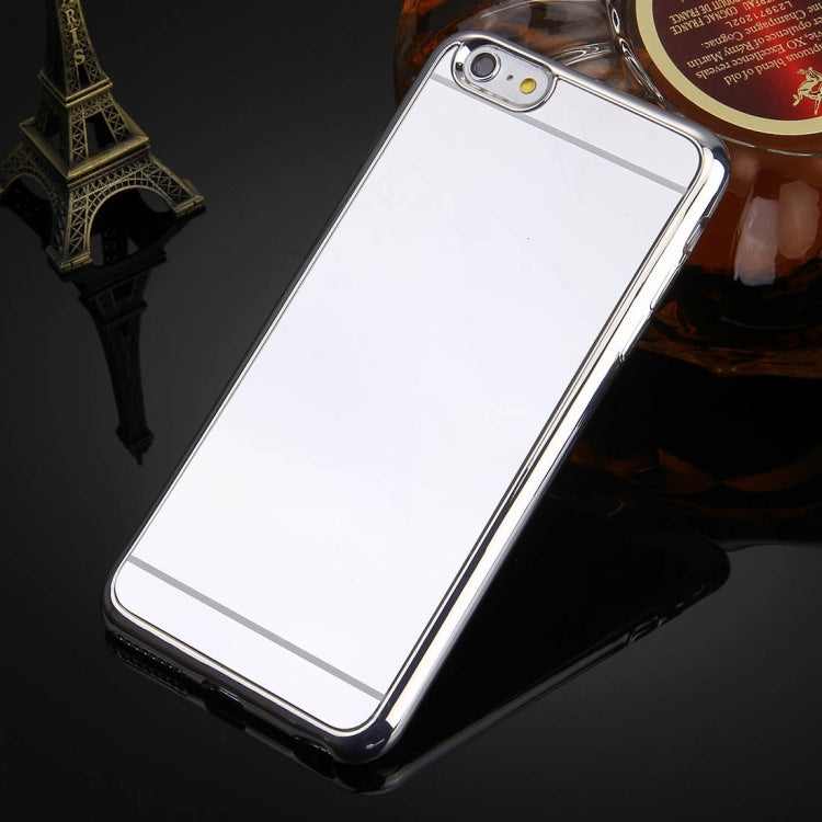 For iPhone 6 & 6s Electroplating Mirror TPU Protective Cover Case
