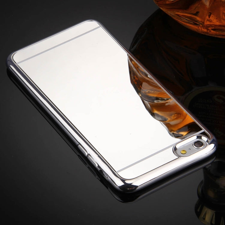 For iPhone 6 & 6s Electroplating Mirror TPU Protective Cover Case