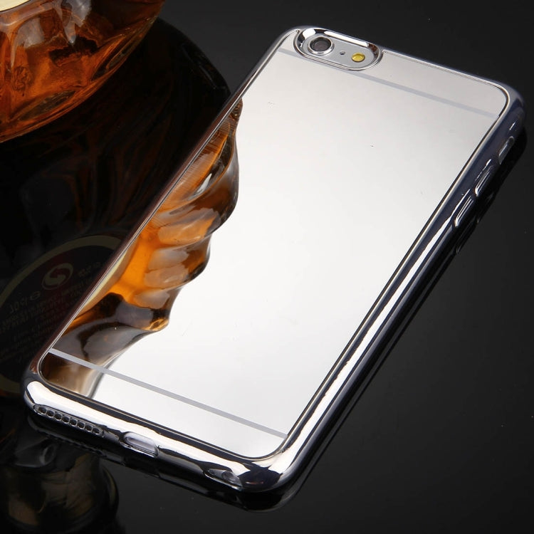 For iPhone 6 & 6s Electroplating Mirror TPU Protective Cover Case
