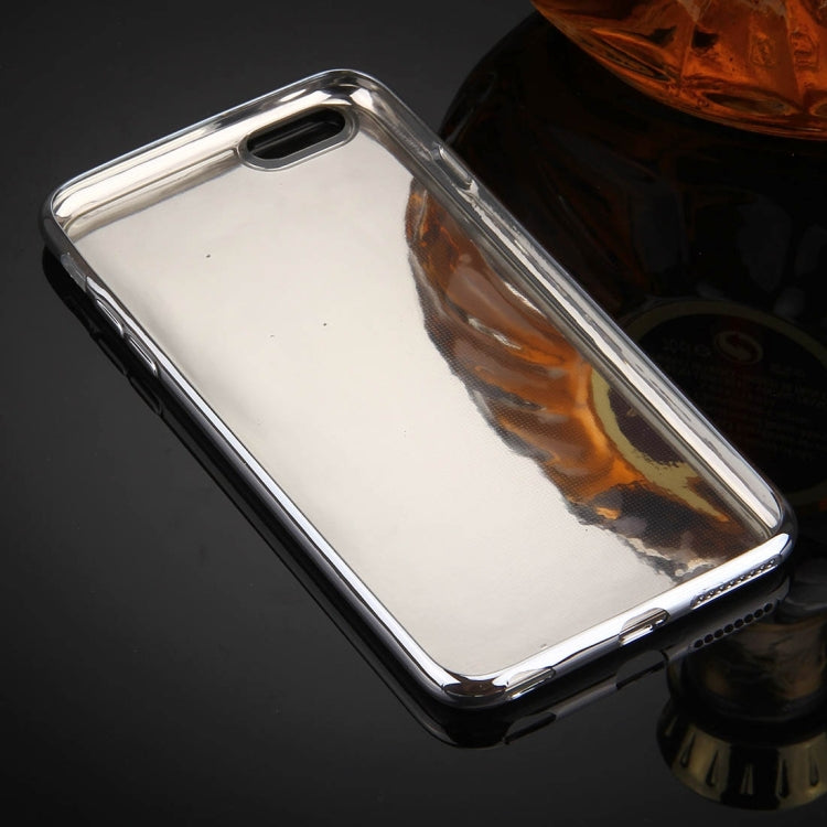 For iPhone 6 & 6s Electroplating Mirror TPU Protective Cover Case