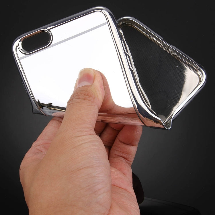 For iPhone 6 & 6s Electroplating Mirror TPU Protective Cover Case
