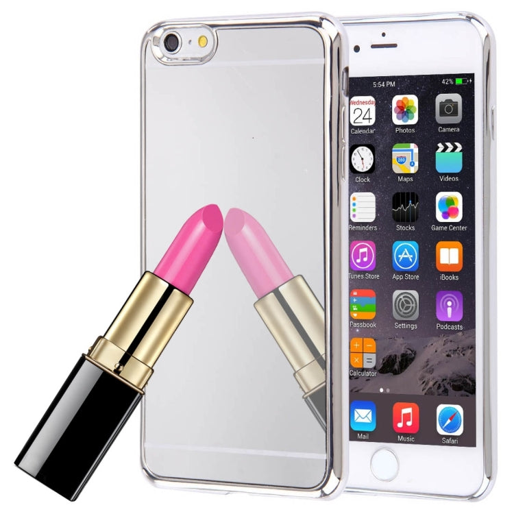For iPhone 6 & 6s Electroplating Mirror TPU Protective Cover Case