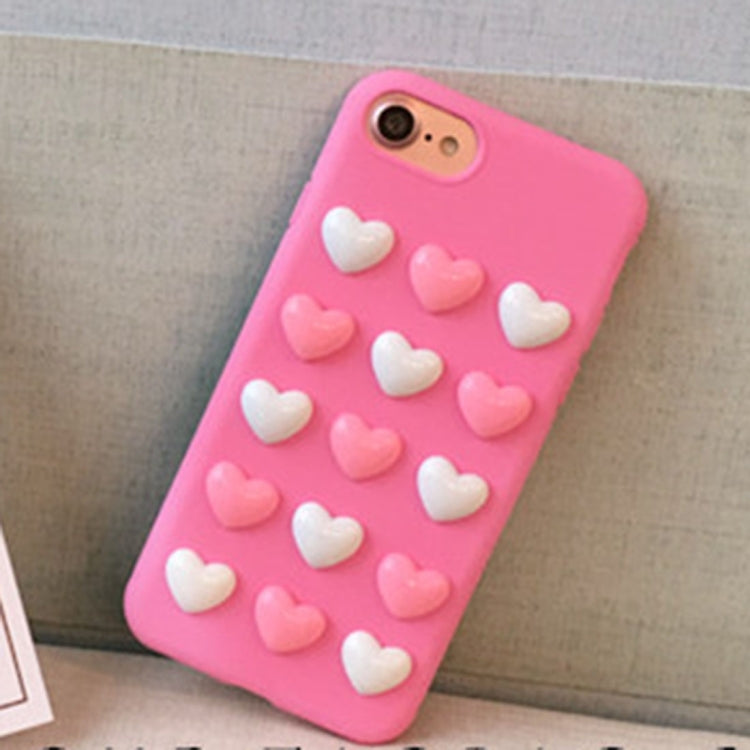 For iPhone 6 & 6s 3D Love Candy Full Coverage Protective Back Cover Soft Case