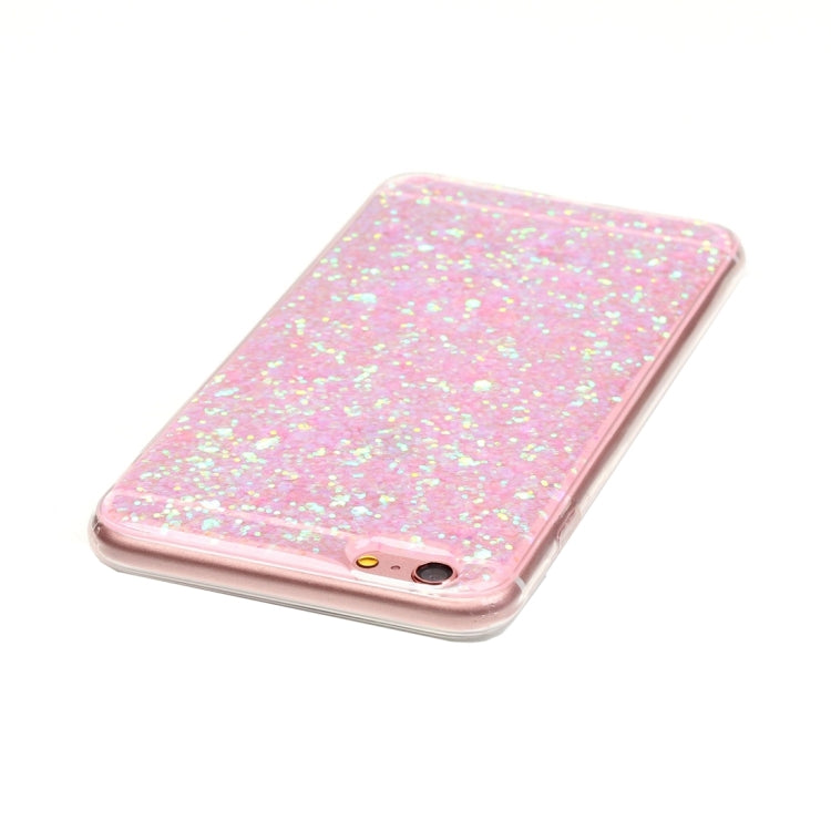 For iPhone 6 & 6s Glitter Powder Soft TPU Protective Case