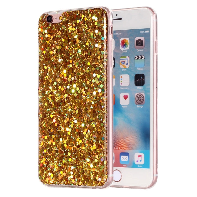 For iPhone 6 & 6s Glitter Powder Soft TPU Protective Case