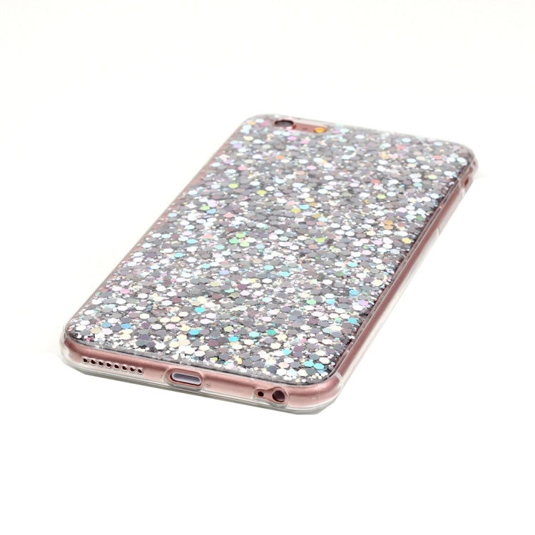 For iPhone 6 & 6s Glitter Powder Soft TPU Protective Case