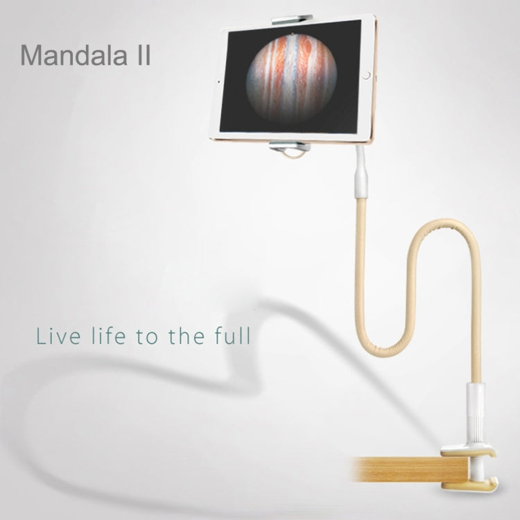Mandala II Universal Multifunctional Flexible Long Arm Lazy Clamp Clip Bracket Desktop Headboard Holder for 4-12.9 inch Smartphone / Tablet PC, Max Length: 100cm