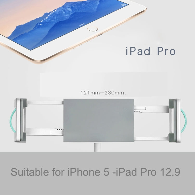 Mandala II Universal Multifunctional Flexible Long Arm Lazy Clamp Clip Bracket Desktop Headboard Holder for 4-12.9 inch Smartphone / Tablet PC, Max Length: 100cm