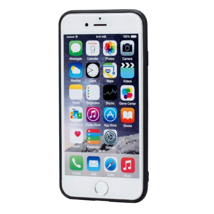 Lenuo for iPhone 6 & 6s 3D Texture Foldable Invisible Holder TPU + PC Combination Case with Holder
