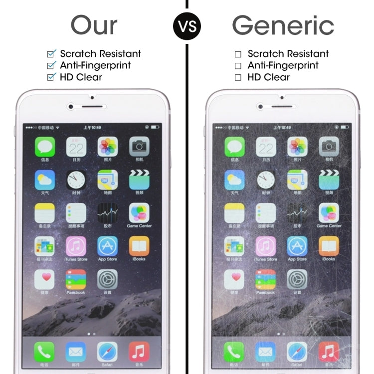 GOOSPERY For iPhone 6 & 6s 0.26mm Ultra thin 9H Surface Hardness 2.5D Curved Edge Tempered Glass Screen Film