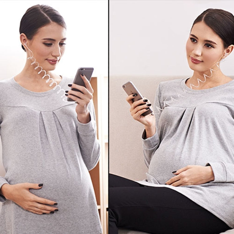Air Spiral Duct Anti-radiation 3.5mm In-Ear Single Ear Earphone with Wire Control & MIC, For iPad, iPhone, Galaxy, Huawei, Xiaomi, LG, HTC and Other Smart Phones