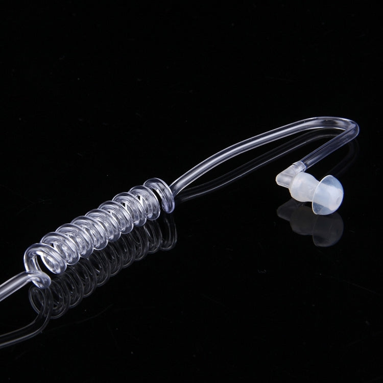 Air Spiral Duct Anti-radiation 3.5mm In-Ear Single Ear Earphone with Wire Control & MIC, For iPad, iPhone, Galaxy, Huawei, Xiaomi, LG, HTC and Other Smart Phones