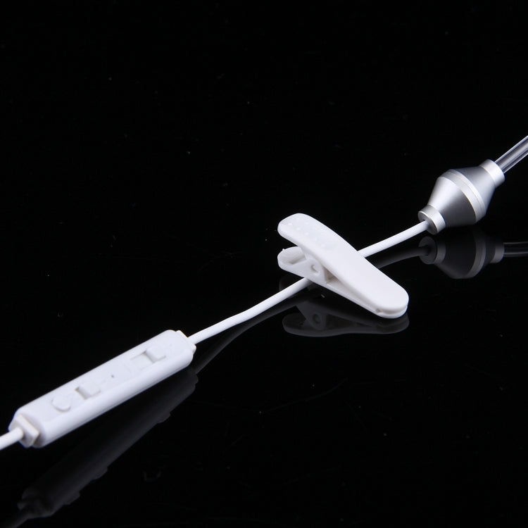 Air Spiral Duct Anti-radiation 3.5mm In-Ear Single Ear Earphone with Wire Control & MIC, For iPad, iPhone, Galaxy, Huawei, Xiaomi, LG, HTC and Other Smart Phones