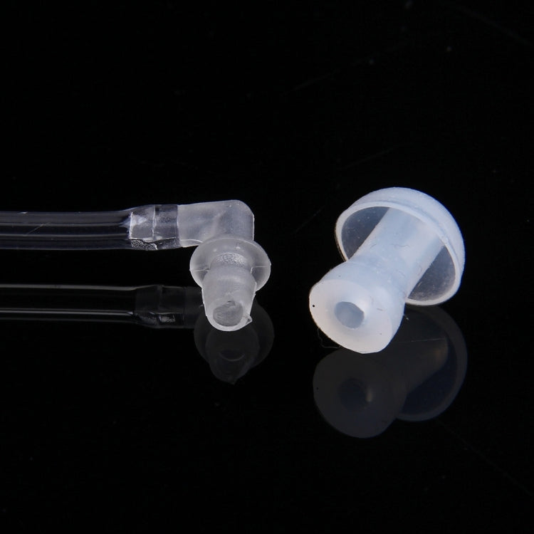 Air Spiral Duct Anti-radiation 3.5mm In-Ear Single Ear Earphone with Wire Control & MIC, For iPad, iPhone, Galaxy, Huawei, Xiaomi, LG, HTC and Other Smart Phones