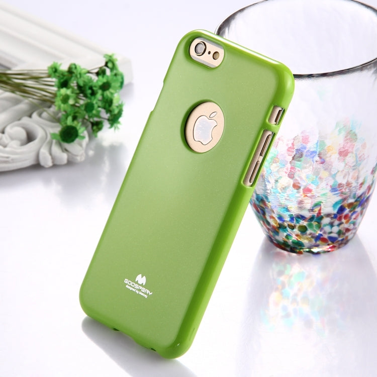 GOOSPERY JELLY CASE for iPhone 6 & 6s TPU Glitter Powder Drop-proof Protective Back Cover Case