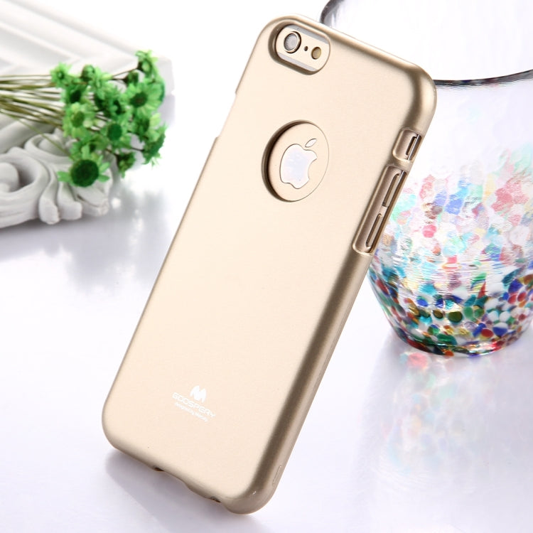 GOOSPERY JELLY CASE for iPhone 6 & 6s TPU Glitter Powder Drop-proof Protective Back Cover Case