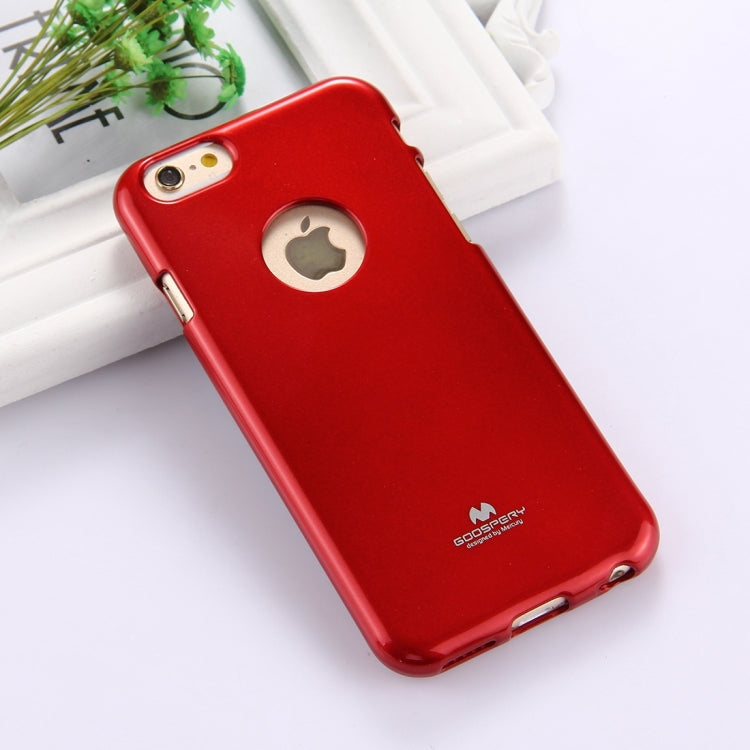 GOOSPERY JELLY CASE for iPhone 6 & 6s TPU Glitter Powder Drop-proof Protective Back Cover Case