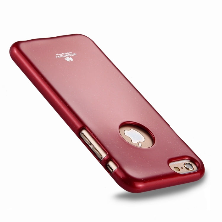 GOOSPERY JELLY CASE for iPhone 6 & 6s TPU Glitter Powder Drop-proof Protective Back Cover Case