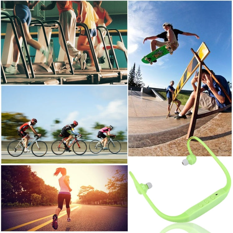 506 Life Waterproof Sweatproof Stereo Wireless Sports Earbud Earphone In-ear Headphone Headset with Micro SD Card Slot, For Smart Phones & iPad & Laptop & Notebook & MP3 or Other Audio Devices, Maximum SD Card Storage: 8GB