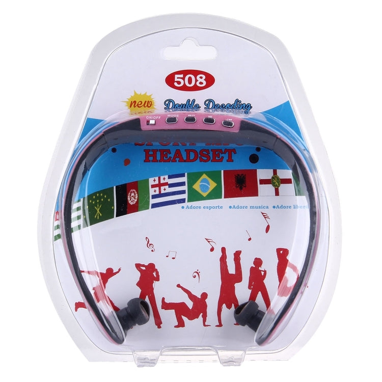 508 Life Waterproof Sweatproof Stereo Wireless Sports Earbud Earphone In-ear Headphone Headset with Micro SD Card Slot, For Smart Phones & iPad & Laptop & Notebook & MP3 or Other Audio Devices, Maximum SD Card Storage: 32GB